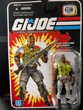2007 Hasbro G.I. Joe 25th Anniversary Roadblock Heavy Machine Gunner MOC