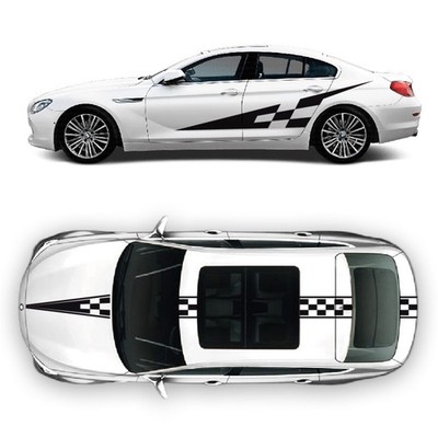 Pegatinas kit completo Checkered compatible con BMW Serie 6