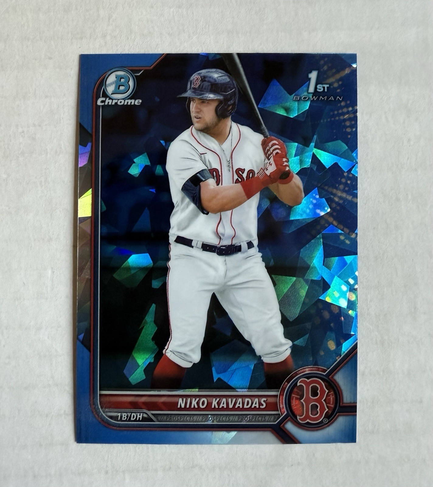 2022 Bowman Chrome Sapphire Niko Kavadas Refractor BCP-68 Angels