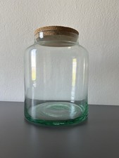 Vaso Grande  In Vetro Per Terrarium Fiori Terraio Soprammobile H 24 cm 19 Diam.