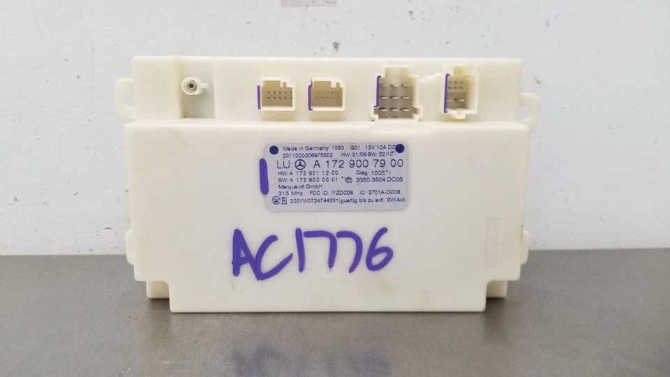 11 MERCEDES BENZ SLS AMG C197 MÓDULO DE CONTROL GO SIN LLAVE 1729007900 Foto 2 de 4