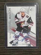 Jakob Chychrun 2016-17 SP Authentic Future Watch Auto /999 Rookie Coyotes