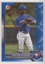 2022 Bowman Prospects Blue Border 33/150 Rikelvin De Castro #BP-25 ut4