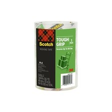 3pk Tough Grip Moving Tape: Clear Packing Tape for Shipping  38