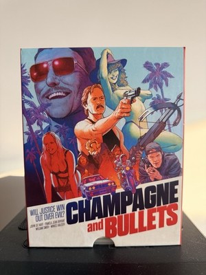 Champagne and Bullets Blu-ray w/OOP Slipcover & Vinegar Syndrome SEALED