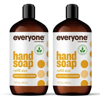 Everyone Liquid Hand Soap Refill, 32 Ounce (Pack of 2), 32 Fl Oz 2) 