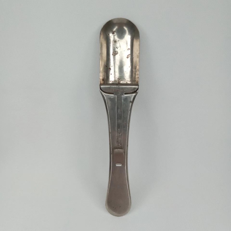 MCM Measuring Spoon Sliding Mechanism Adjustable Tool 1950s Kitchen Utensil - Image 3 of 4