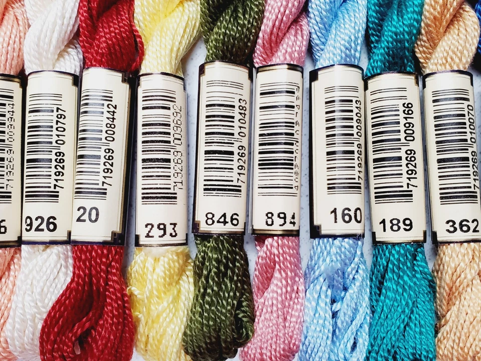 30 Anchor #5 Embroidery Floss Lot of 30 Different Shades Full Skeins - Image 4 of 4