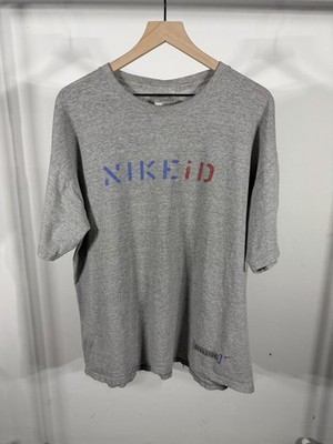 Vintage 1990s Nike ID Spellout T-Shirt Size XL White Tag Sportswear 90s Rare VTG