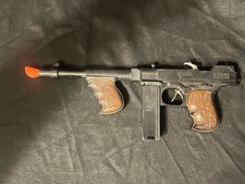 Vintage Hubley Tiny Tommy Toy Pistol Cap Machine Gun Made In USA 50s-60s