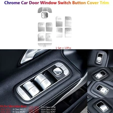 Door Window Switch Cover For Mercedes Benz W177 W247 CLA C118 GLA H247 GLB X247