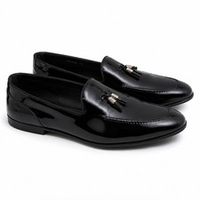 GUCCI Patent leather Tassel Loafers Slip On Dress Shoe Old Money Sz 11 $550