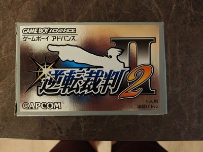 JP Ace Attorney 2 Gameboy Advance Phoenix Wright GYAKUTEN SAIBAN Cib US Seller 