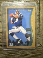 Peyton Manning Topps Draft Picks #360 Rookie Card (HOF). rookie card picture