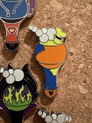 New Wave B 2025 Hidden Mickey Pin Disneyland Resort Bubble Wand