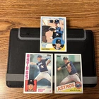 1983, 1984 and 1985 Topps Nolan Ryan (3) card lot in NM Condition