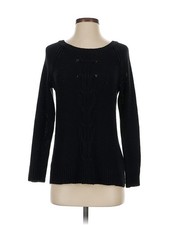 Apt. 9 Women Black Pullover Sweater S