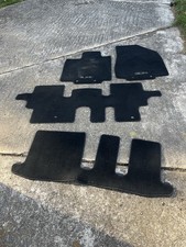 13 Infiniti Jx35 Oem Black Carpeted Rug Floor Mats 3 Row Set Oem
