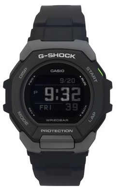 Casio G-SHOCK G-SQUAD Digital BLUETOOTH Mobile Link GBD-300-1 200M Mens Watch