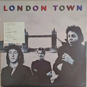 英LP Wings London Town UKオリジナル盤 初期プレス wings london town