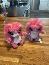 Magic Mixies (2) Interactive Plush. 8 Inch. Pink And Purple.