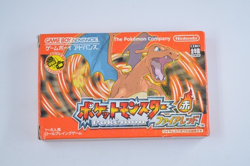 Pokemon giapponese completo rosso fuoco Game Boy Advance Nintendo GBA NTSC-J - Foto 2 di 11