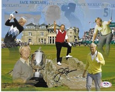 Jack Nicklaus Signed 8x10 Photo PSA/DNA Certified
