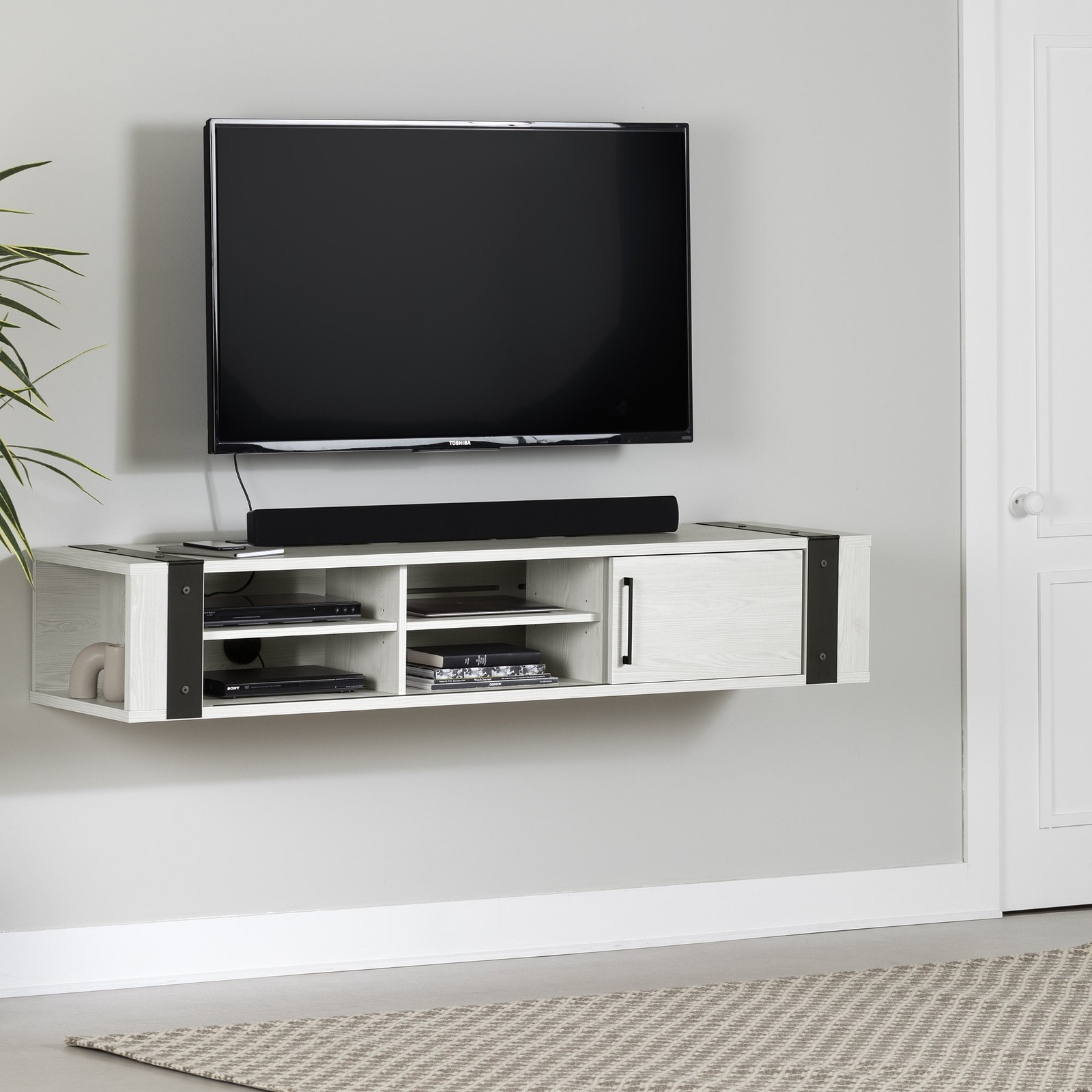 For Living Room 75 Inch Tvs Farmhouse Decor Cabinet