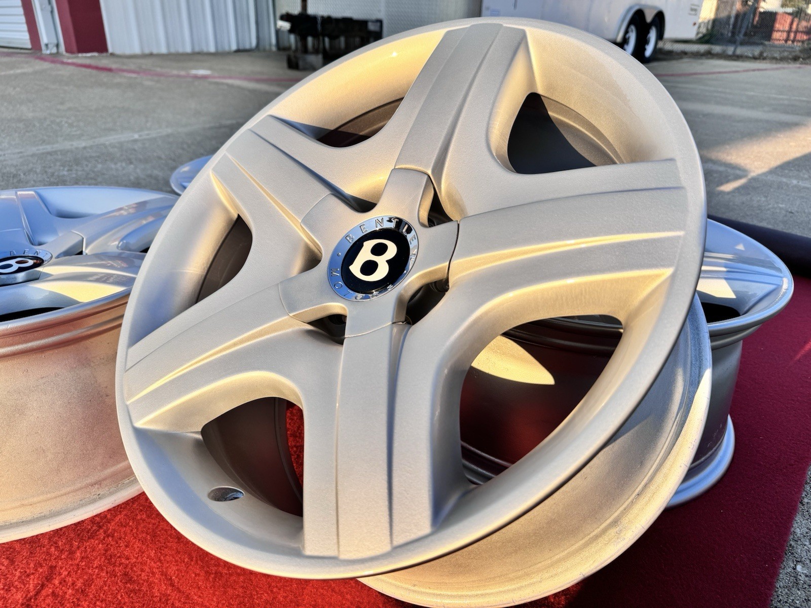 Bentley Continental GT Wheels Set of 4 Silver P/N 3W0601025H