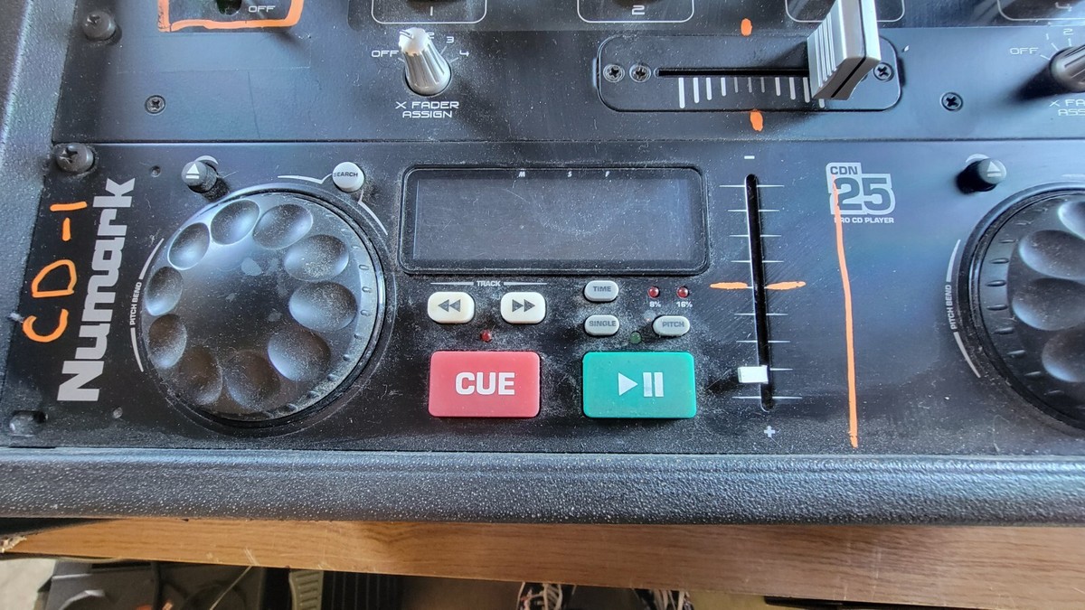Gemini PDM-02 DJ Mixer with Numark CDN25 Pro CD Player | eBay