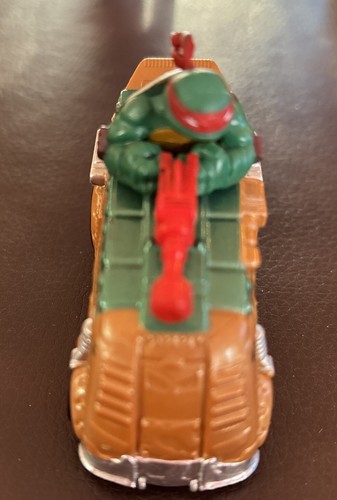 TMNT Teenage Mutant Ninja Turtles Raphael Playmates Assault Van Diecast Car Van - Picture 2 of 2