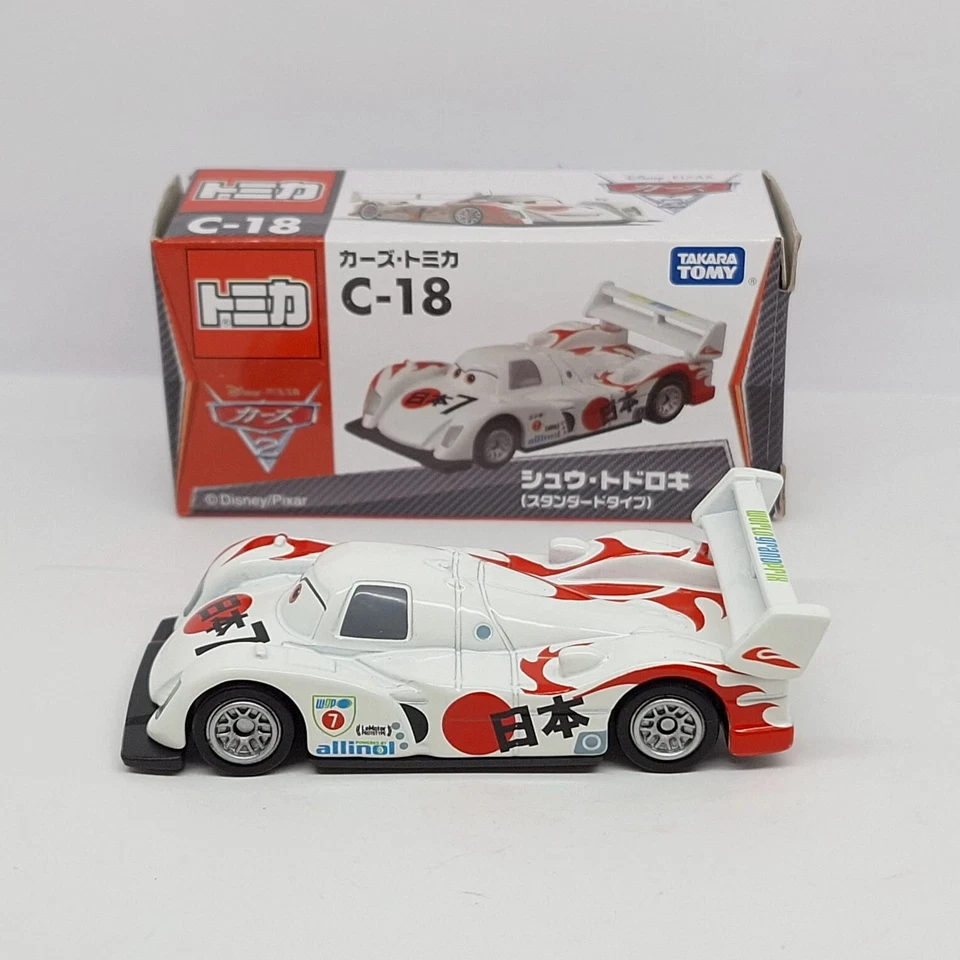 Tomica Disney C-18 CARS 2 Shu Todoroki Tomy TAKARA DIECAST CAR New 2015 - Image 2 of 4