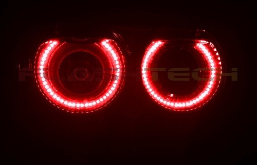 Kit Halo LED Ojo de Ángel RGB con Control Remoto IR para Faros Dodge Challenger 15-23 - Imagen 6 de 11