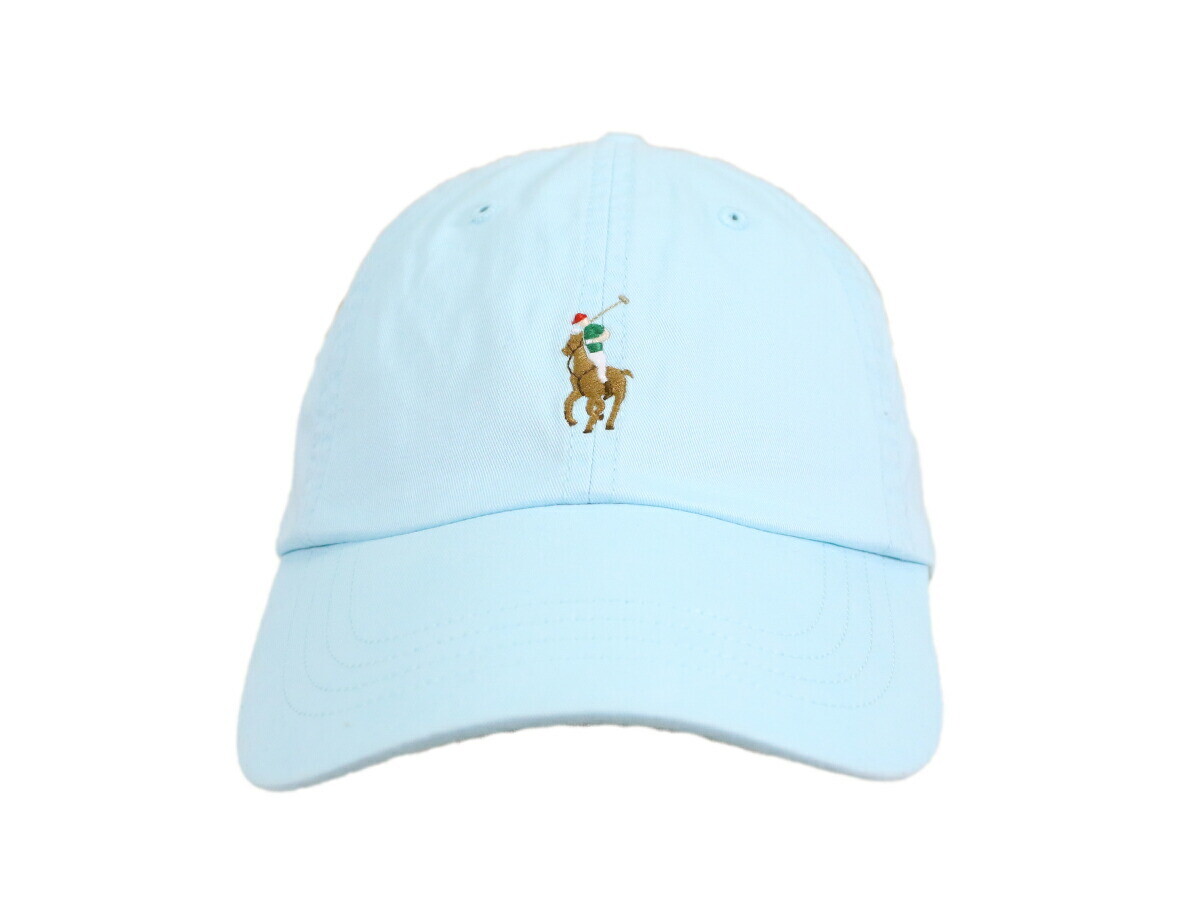 PONY Polo Ralph Lauren Cappello da Baseball Regolabile Berretto con Cavallo con Cinturino in Pelle 