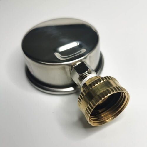 Stainless Steel 304 Liquid Filled Water Pressure Gauge 0-220 PSI 2-1/2" - Picture 5 of 11
