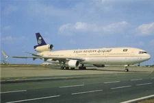 Postcard Airline SAUDI ARABIAN MD-11 HZ.HM8 Limited Edition CC7.