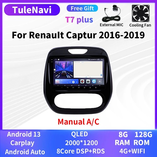 For Renault Captur Kaptur 2016-19 Carplay GPS Car Radio Multimedia Video Stereo - Picture 40 of 40