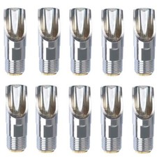 10Pack Pig Nipple Waterer, Hog Nipple Waterer, 1/2" NPT Stainless Steel Autom...