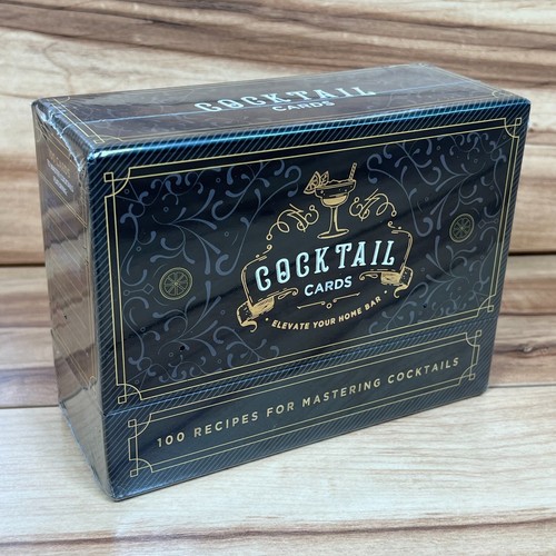 100 Cocktailkarten Rezepte zum Meister Cocktails Barkeeper Hausbar Neu Versiegelt