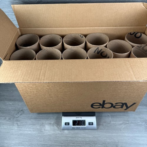 Karton Bastelröhrchen 3 Zoll breit x 12 Zoll lang viel schwerer Karton offene Enden gebraucht - Bild 14 von 14