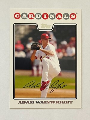 2008 TOPPS ADAM WAINWRIGHT #244 PITCHER ST. LOUIS CARDINALS