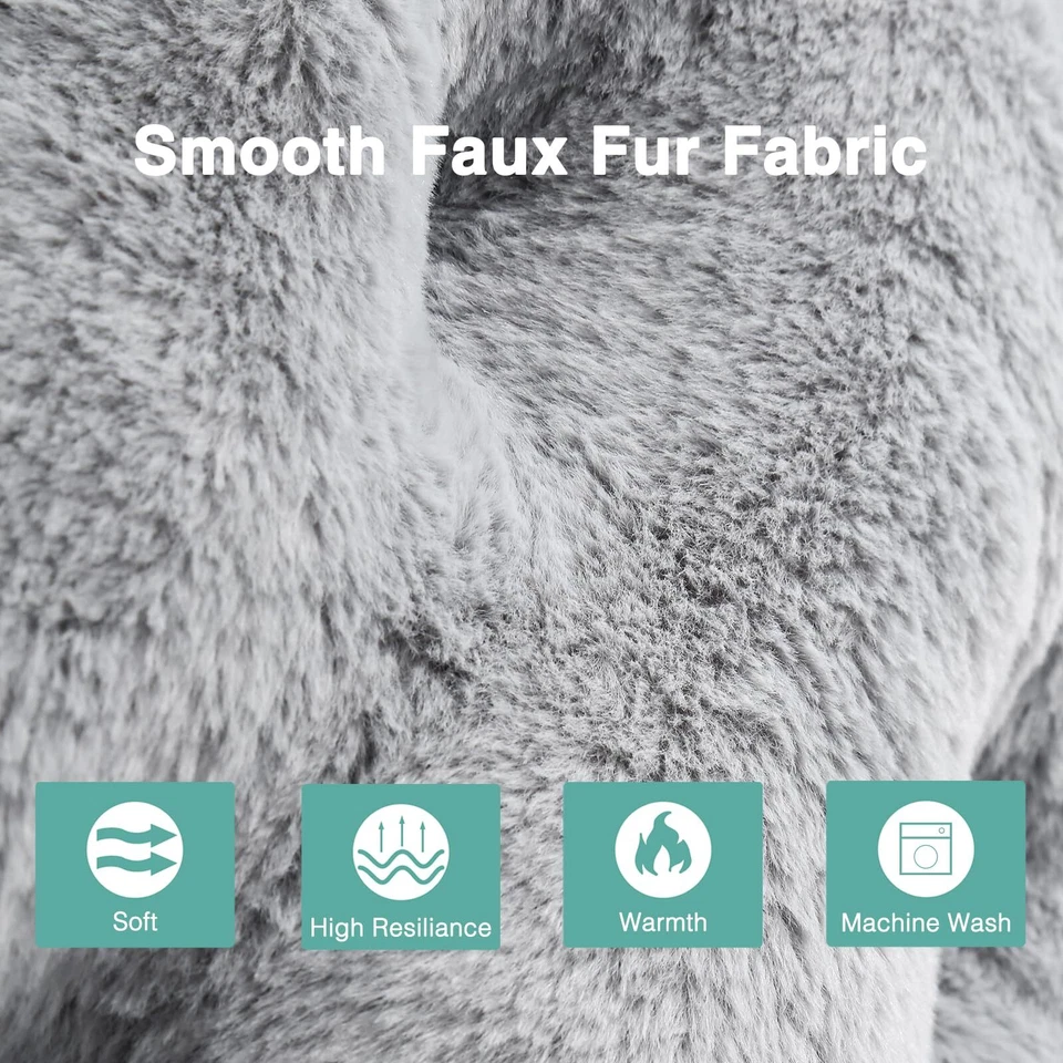 Taburete Plegable 15" Pequeño Acento Reposapiés Piel Sintética Elegante Plegable Otomano Foto 3 de 4