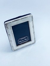 Miniature Sterling Silver Photo Frame, aperture 3 x 5 cm, 1. 1/4" x 2" Boxed