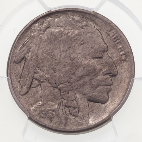 1913-D 5C Buffalo Nickel Type 2 Graded by PCGS as AU58! Nice - Picture 3 of 4