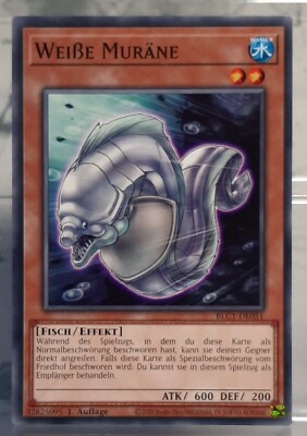 YUGIOH - Weiße Muräne - BLC1-DE051 - Battles of Legend: Chapter 1 - DE/NM