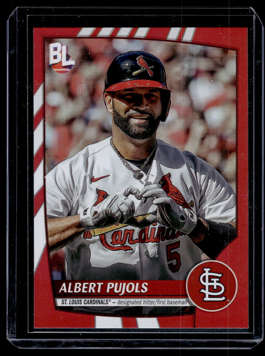 Albert Pujols 2023 Topps Big League Baseball Red Foil SP Albert Pujols 2023 Topps Big League Baseball Red Foil SP