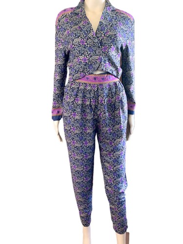 Vintage 80's Harem Pants Suit Jacket 