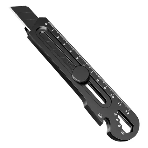 Neu 6 in 1 Stainless Steel Utility Kni art knife Kunstmesser Schwarzes Messer DE - Bild 4 von 10