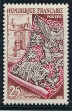 TIMBRE FRANCE 970** Tapisserie  1954