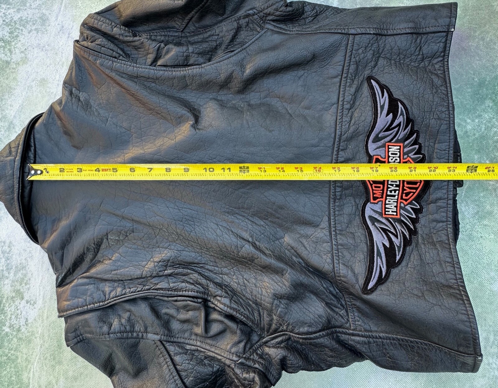 Vintage Leather King Harley Davidson Men's Jacket Siz… Gem